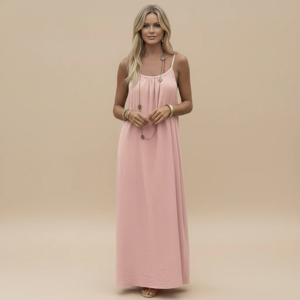 Loose Fit Spaghetti Strap Dress