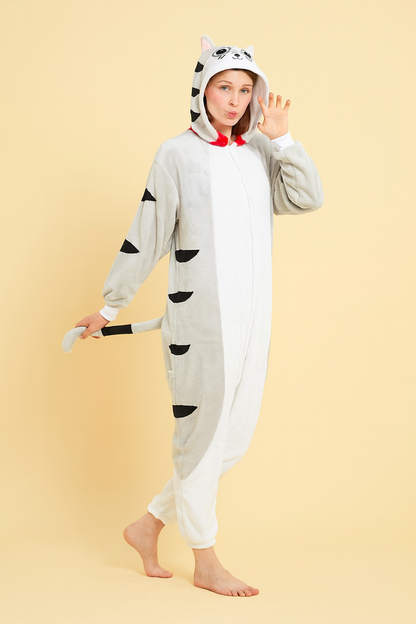 Playful Tabby Cat Onesie