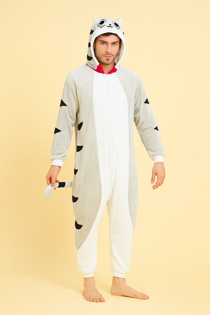 Playful Tabby Cat Onesie