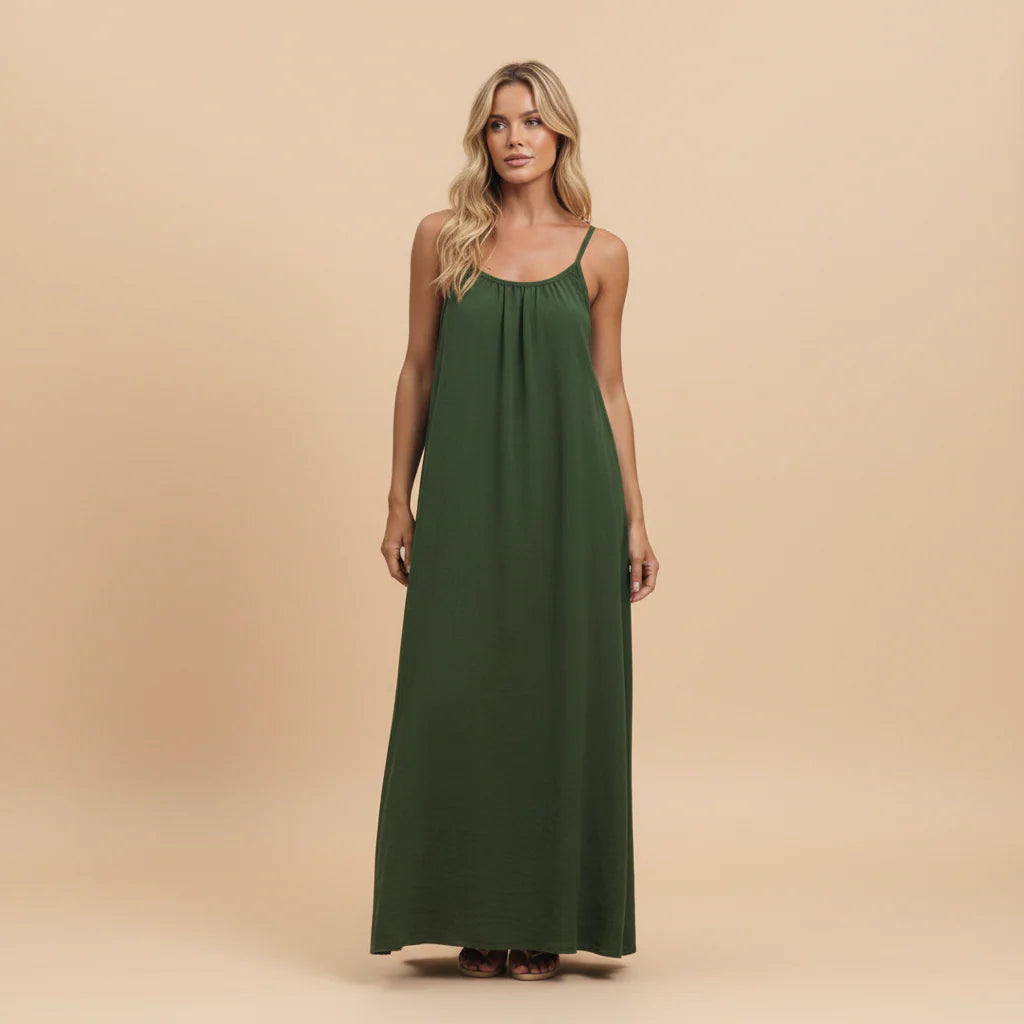 Loose Fit Spaghetti Strap Dress