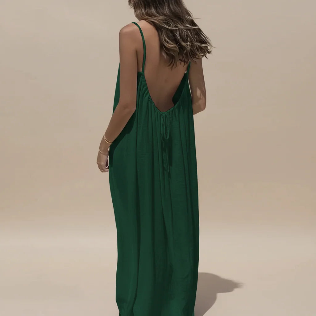 Loose Fit Spaghetti Strap Dress