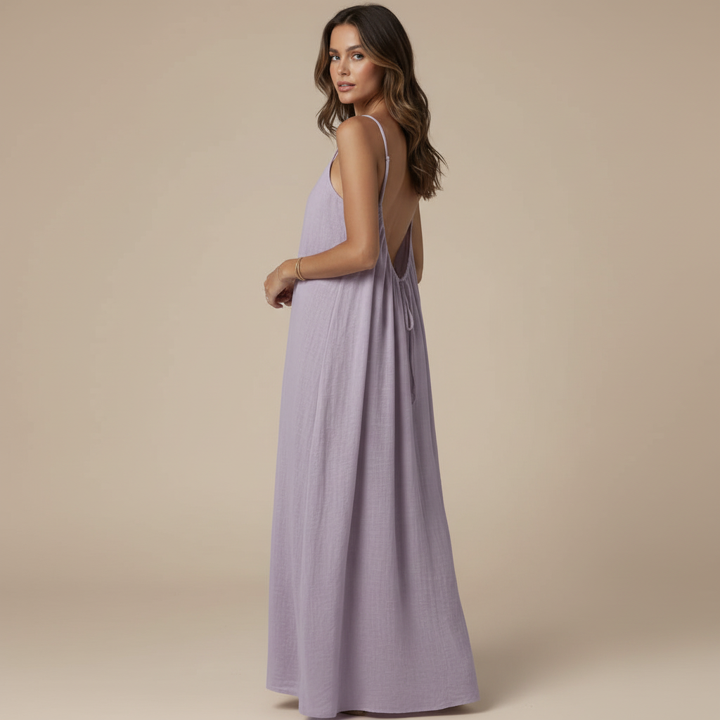 Loose Fit Spaghetti Strap Dress