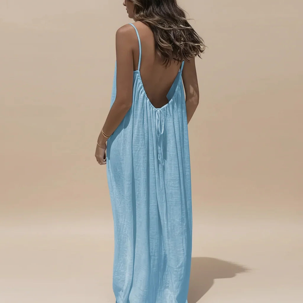 Loose Fit Spaghetti Strap Dress