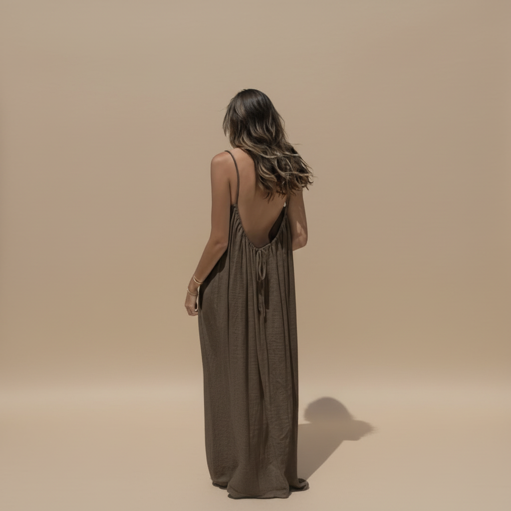 Loose Fit Spaghetti Strap Dress