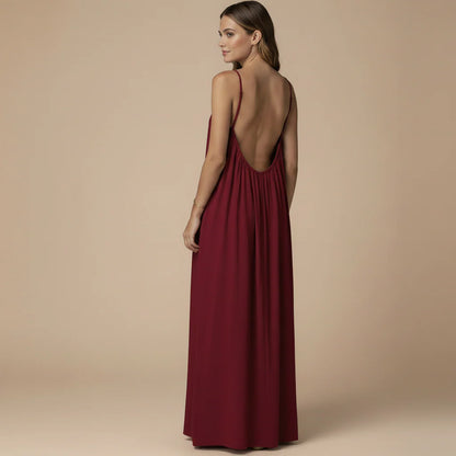 Loose Fit Spaghetti Strap Dress